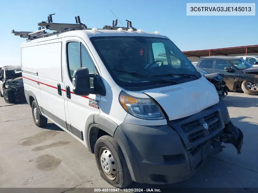 2018 Ram Promaster 1500 1500 Standard VIN: 3C6TRVAG3JE145013 Lot: 40510947