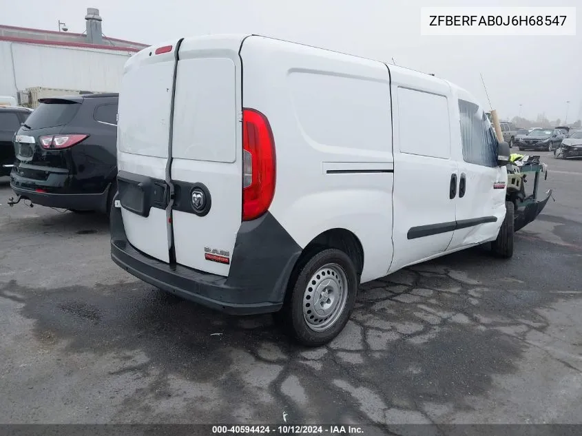 2018 Ram Promaster City Tradesman VIN: ZFBERFAB0J6H68547 Lot: 40594424