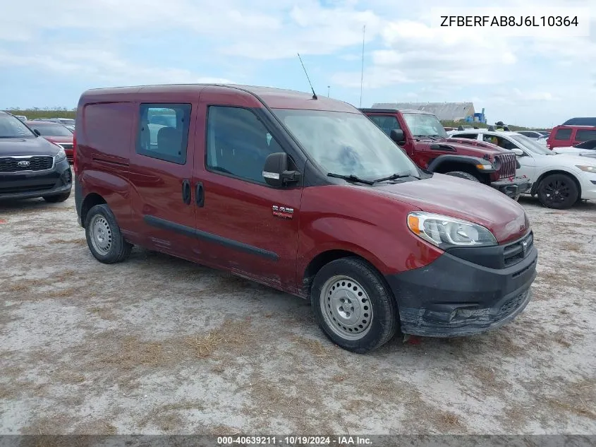 2018 Ram Promaster City VIN: ZFBERFAB8J6L10364 Lot: 40639211