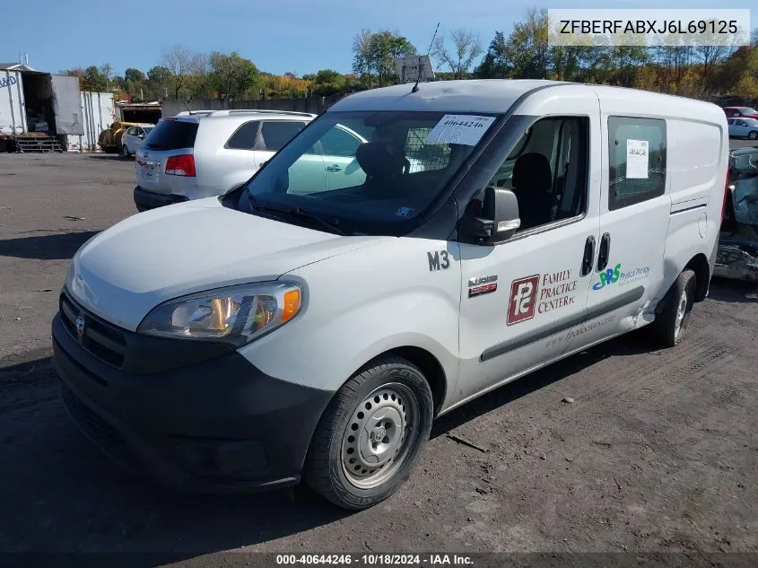 2018 Ram Promaster City Tradesman VIN: ZFBERFABXJ6L69125 Lot: 40644246