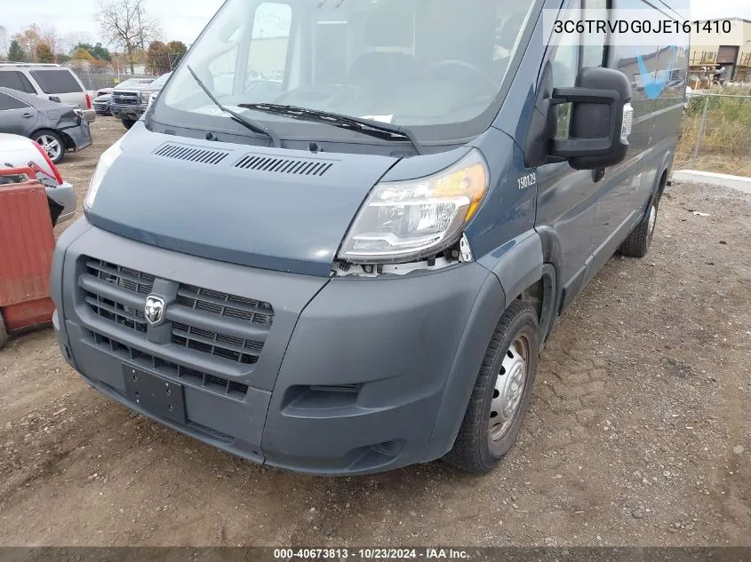 2018 Ram Promaster 2500 High Roof 159 Wb VIN: 3C6TRVDG0JE161410 Lot: 40673813