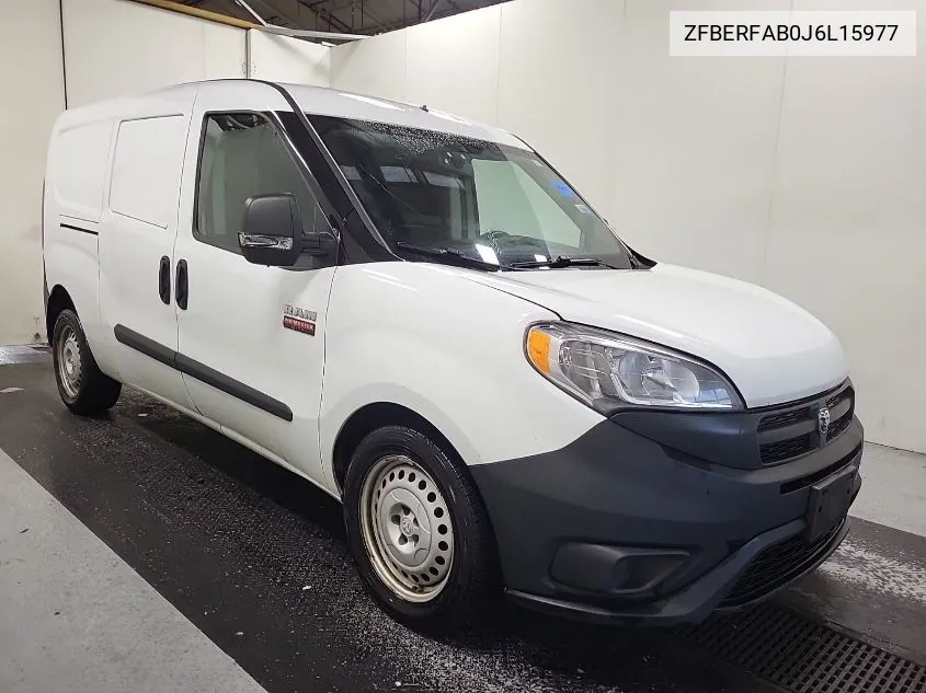 2018 Ram Promaster City VIN: ZFBERFAB0J6L15977 Lot: 40886381