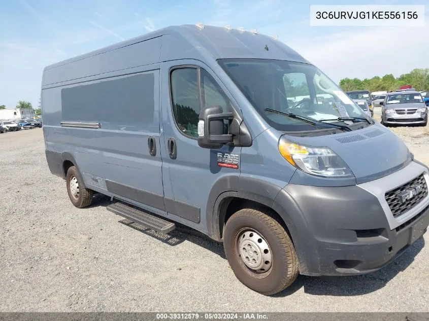 2019 Ram Promaster 3500 Cargo Van High Roof 159 Wb Ext VIN: 3C6URVJG1KE556156 Lot: 39312579