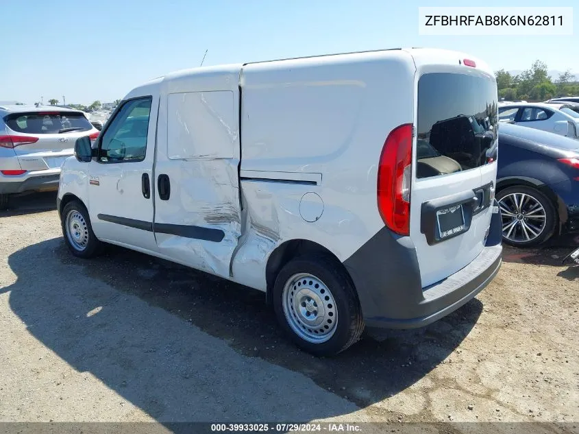 2019 Ram Promaster City Tradesman VIN: ZFBHRFAB8K6N62811 Lot: 39933025