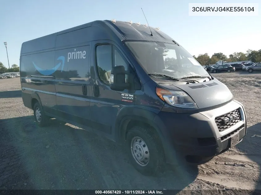 2019 Ram Promaster 3500 Cargo Van High Roof 159 Wb Ext VIN: 3C6URVJG4KE556104 Lot: 40567420