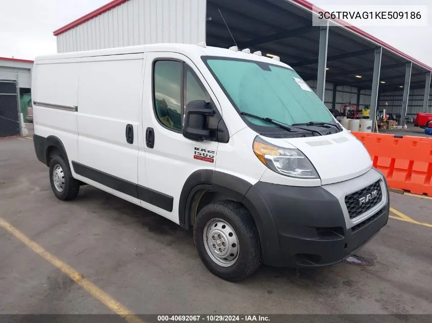 3C6TRVAG1KE509186 2019 Ram Promaster 1500 Low Roof 136 Wb