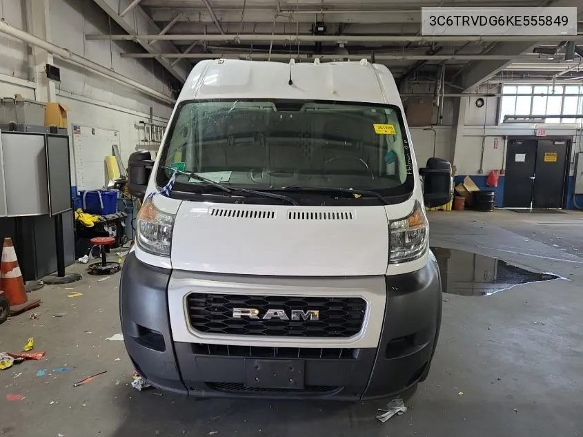 2019 Ram Promaster 2500 High Roof 159 Wb VIN: 3C6TRVDG6KE555849 Lot: 40697059