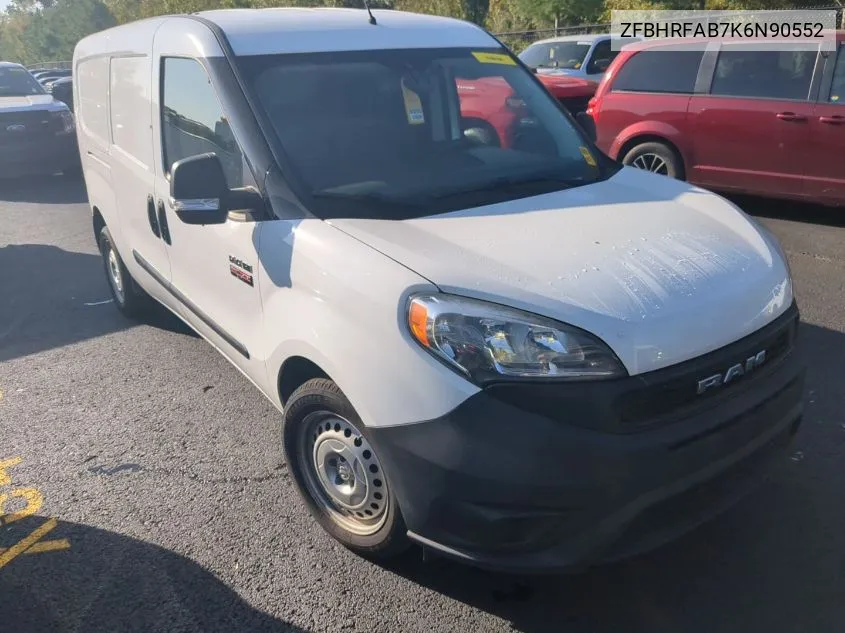 ZFBHRFAB7K6N90552 2019 Ram Promaster City Tradesman