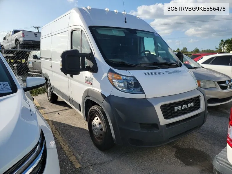 2019 Ram Promaster 1500 1500 High VIN: 3C6TRVBG9KE556478 Lot: 40714344