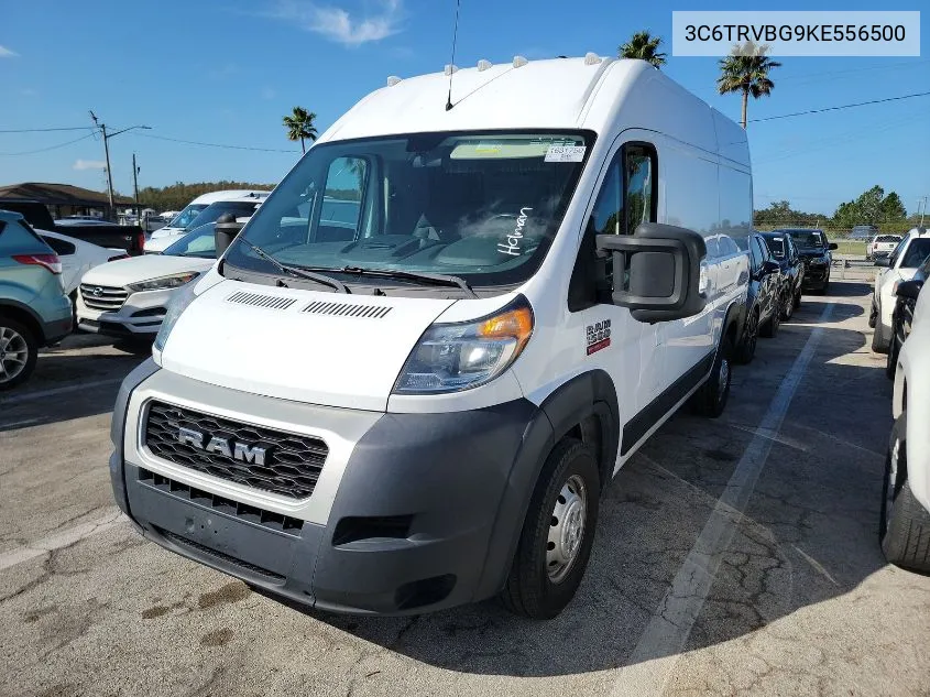 2019 Ram Promaster 1500 1500 High VIN: 3C6TRVBG9KE556500 Lot: 40714386