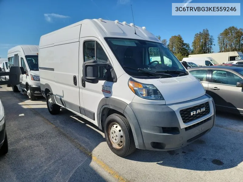 2019 Ram Promaster 1500 136 Wb VIN: 3C6TRVBG3KE559246 Lot: 40757293