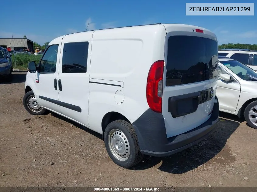 2020 Ram Promaster City Tradesman VIN: ZFBHRFAB7L6P21299 Lot: 40061369