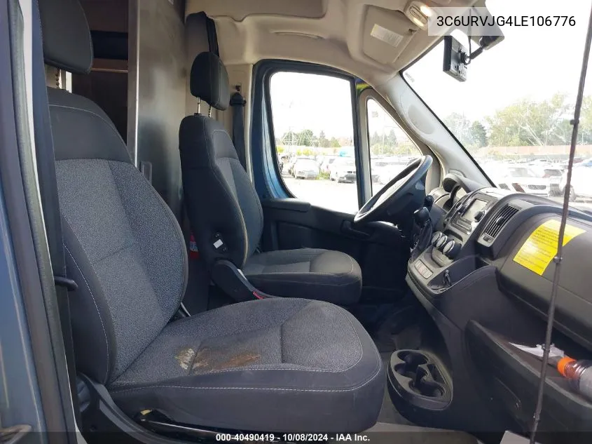 2020 Ram Promaster 3500 Cargo Van High Roof 159 Wb Ext VIN: 3C6URVJG4LE106776 Lot: 40490419