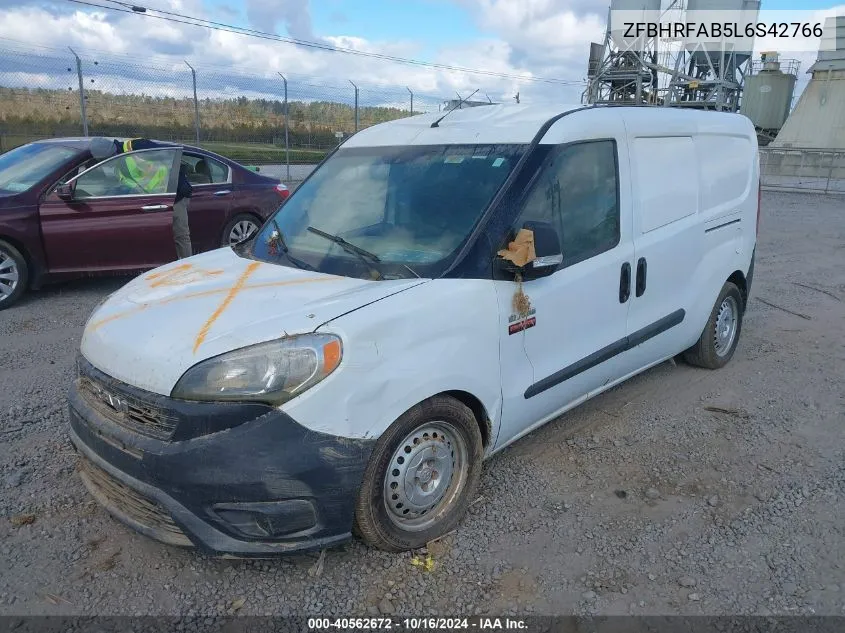 2020 Ram Promaster City Tradesman VIN: ZFBHRFAB5L6S42766 Lot: 40562672