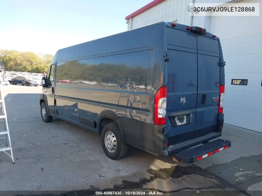 2020 Ram Promaster 3500 Cargo Van High Roof 159 Wb Ext VIN: 3C6URVJG9LE128868 Lot: 40567430