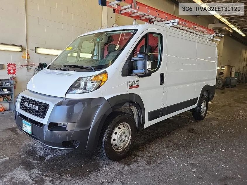 2020 Ram Promaster 1500 Low Roof 136 Wb VIN: 3C6TRVAG2LE130120 Lot: 40578201