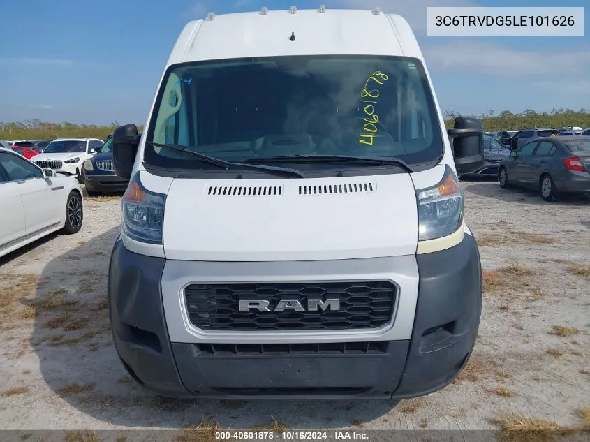 2020 Ram Promaster 2500 High Roof 159 Wb VIN: 3C6TRVDG5LE101626 Lot: 40601878