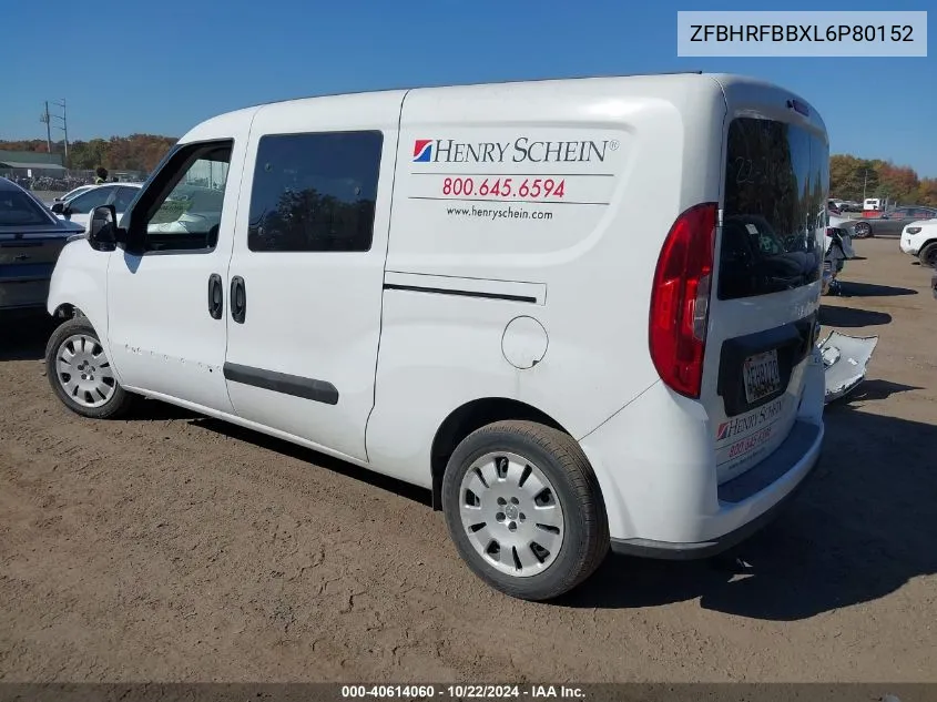 ZFBHRFBBXL6P80152 2020 Ram Promaster City Tradesman Slt