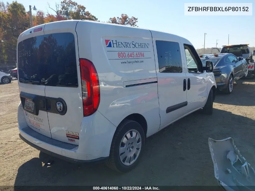 ZFBHRFBBXL6P80152 2020 Ram Promaster City Tradesman Slt