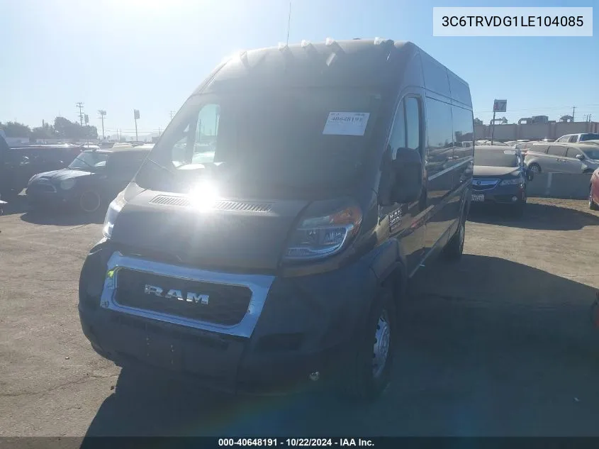 2020 Ram Promaster 2500 High Roof 159 Wb VIN: 3C6TRVDG1LE104085 Lot: 40648191