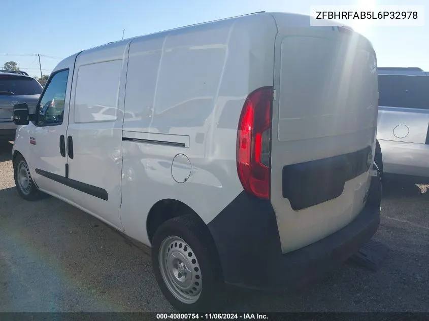 2020 Ram Promaster City Tradesman VIN: ZFBHRFAB5L6P32978 Lot: 40800754