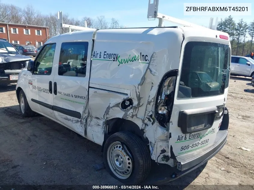 2021 Ram Promaster City Tradesman VIN: ZFBHRFABXM6T45201 Lot: 38966831