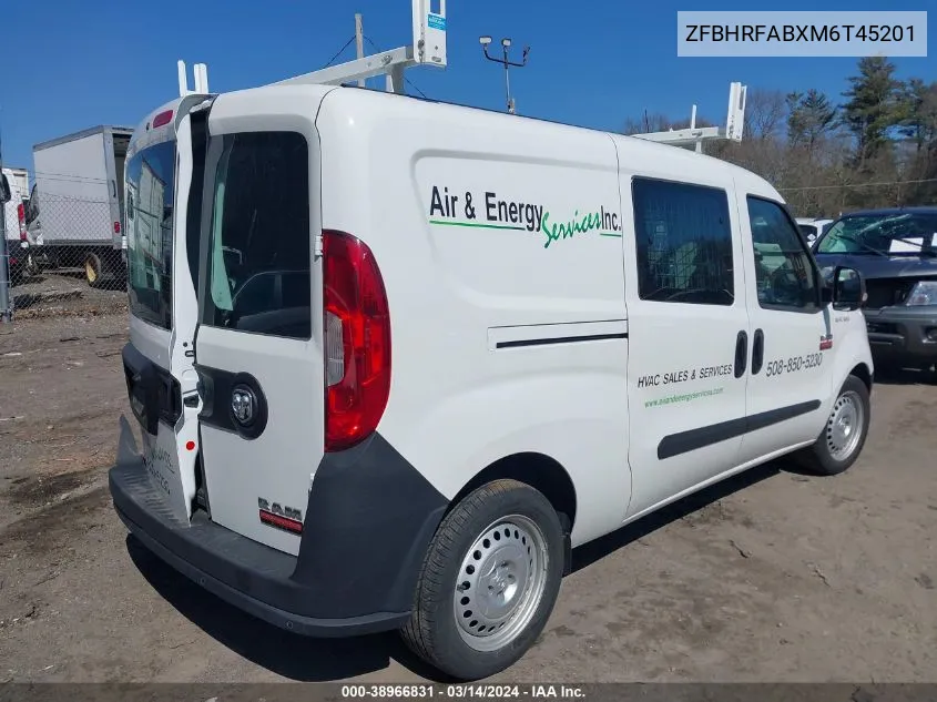 2021 Ram Promaster City Tradesman VIN: ZFBHRFABXM6T45201 Lot: 38966831