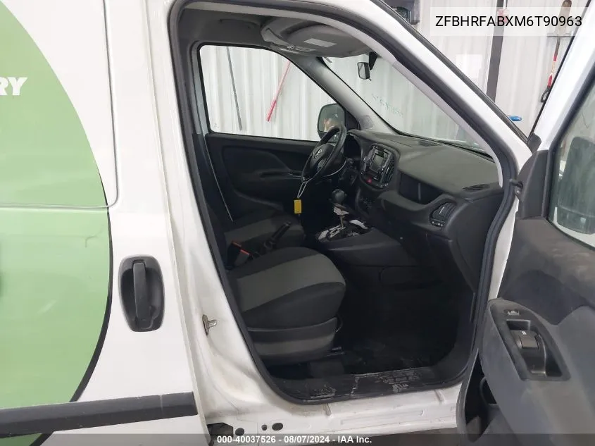 2021 Ram Promaster City Tradesman VIN: ZFBHRFABXM6T90963 Lot: 40037526