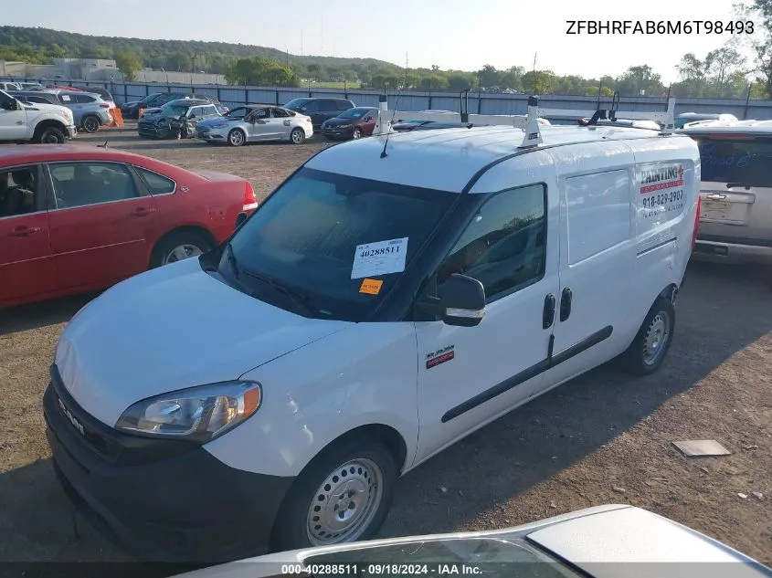 2021 Ram Promaster City Tradesman VIN: ZFBHRFAB6M6T98493 Lot: 40288511