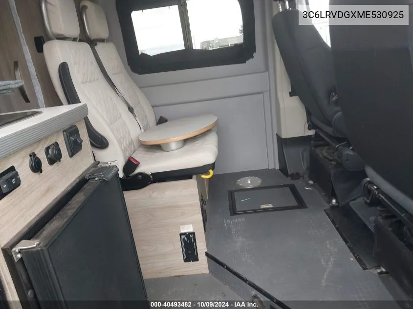 2021 Ram Promaster 2500 High Roof 159 Wb VIN: 3C6LRVDGXME530925 Lot: 40493482