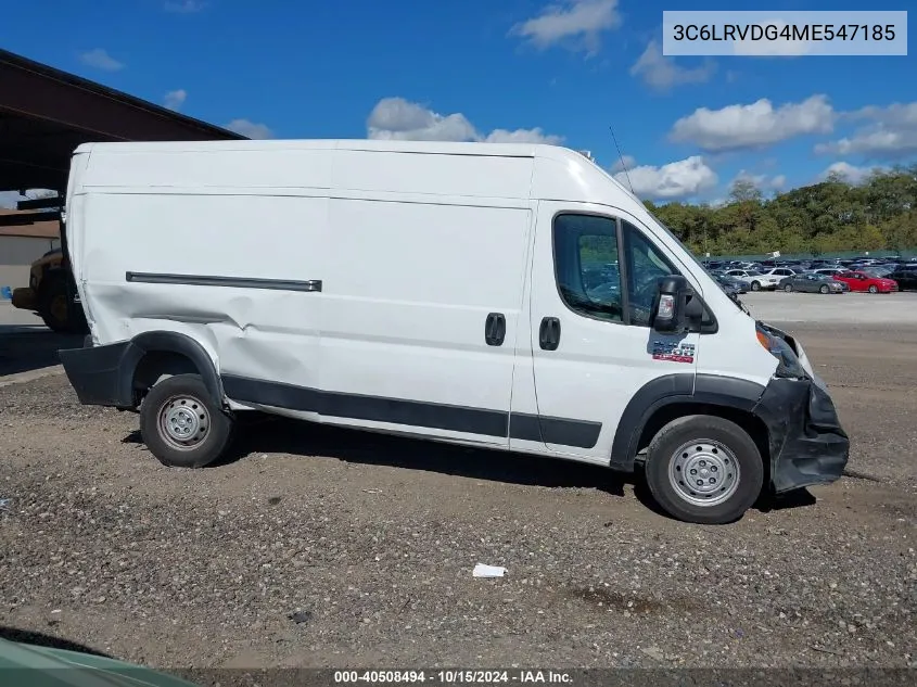 2021 Ram Promaster 2500 High Roof 159 Wb VIN: 3C6LRVDG4ME547185 Lot: 40508494