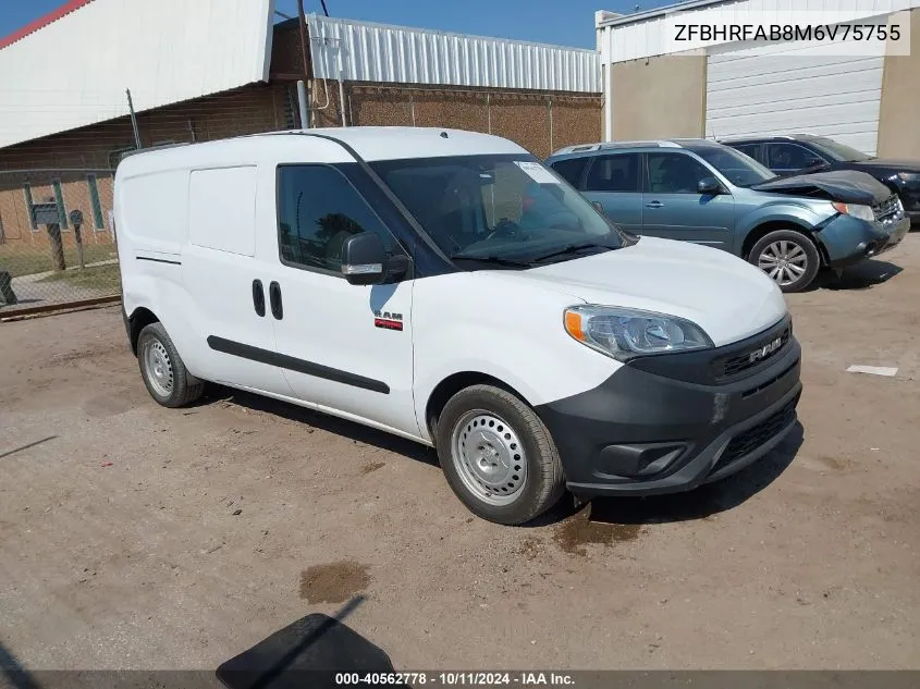 2021 Ram Promaster City VIN: ZFBHRFAB8M6V75755 Lot: 40562778