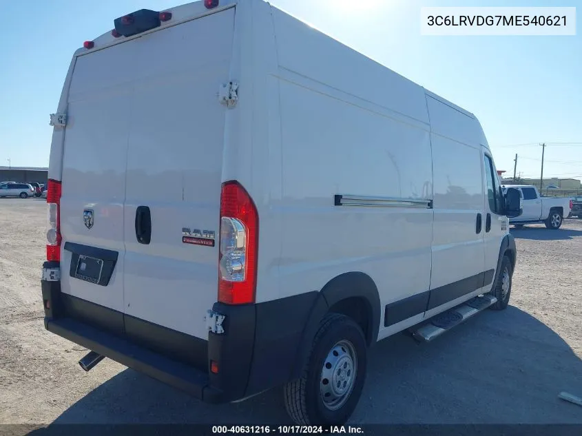 3C6LRVDG7ME540621 2021 Ram Promaster 2500 High Roof 159 Wb