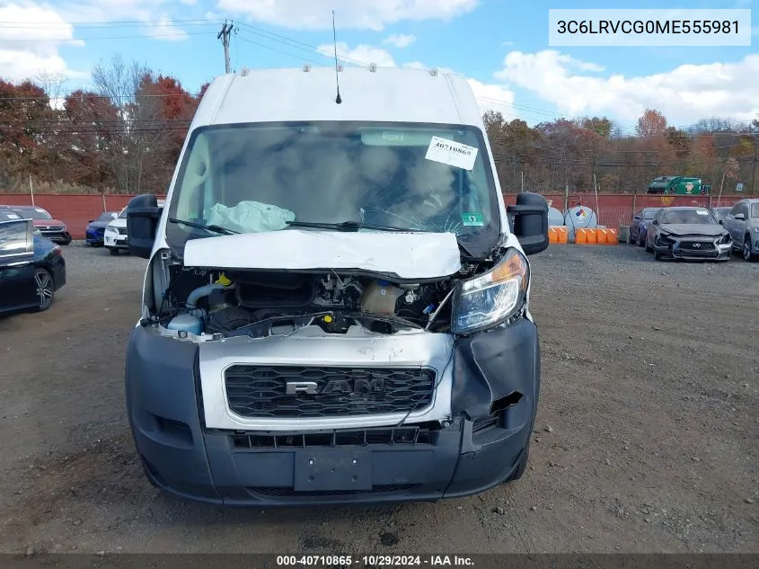 3C6LRVCG0ME555981 2021 Ram Promaster 2500 High Roof 136 Wb