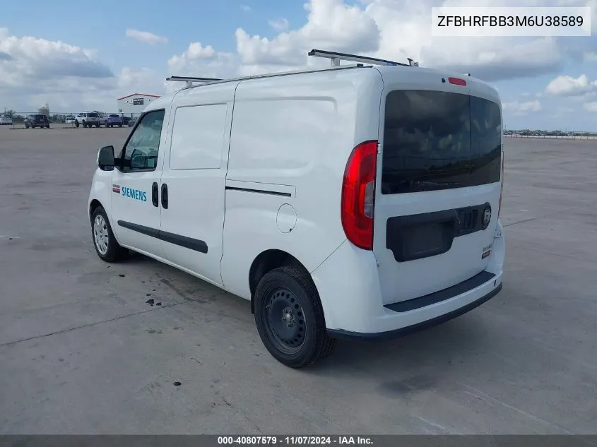 2021 Ram Promaster City Tradesman Slt VIN: ZFBHRFBB3M6U38589 Lot: 40807579