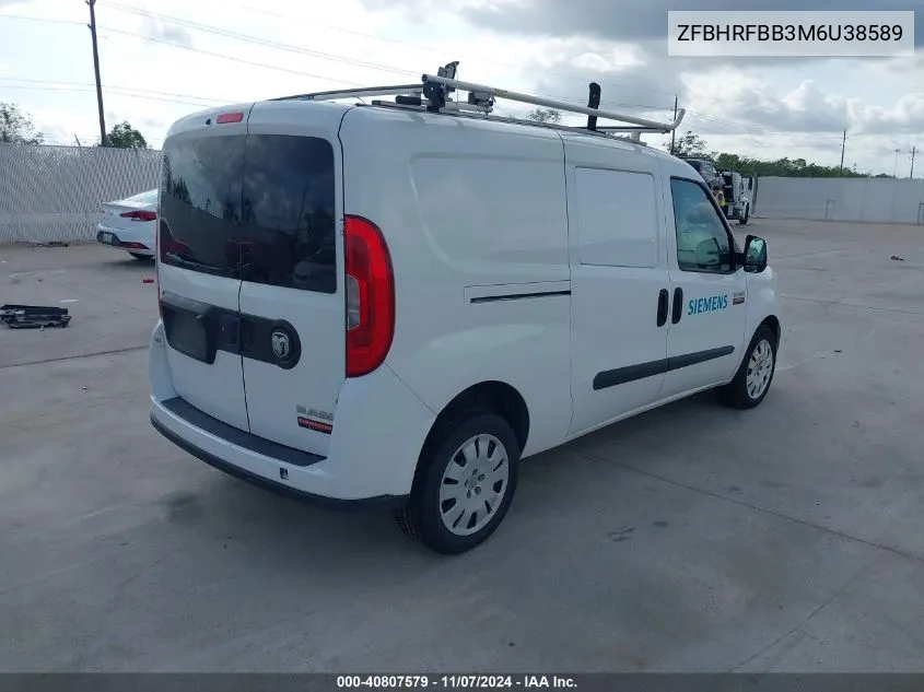 2021 Ram Promaster City Tradesman Slt VIN: ZFBHRFBB3M6U38589 Lot: 40807579