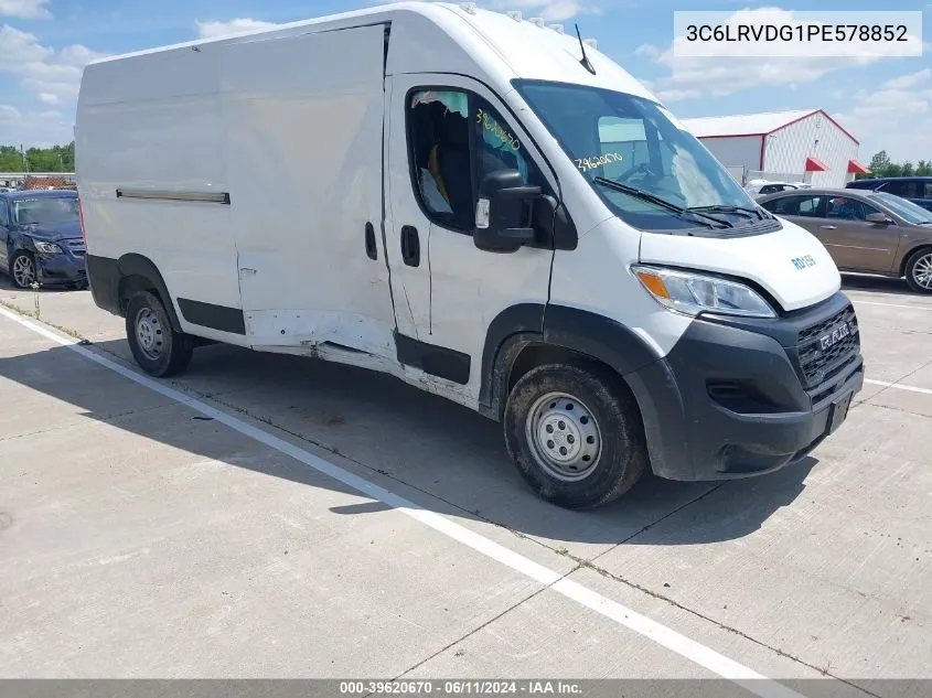 2023 Ram Promaster 2500 High Roof 159 Wb VIN: 3C6LRVDG1PE578852 Lot: 39620670