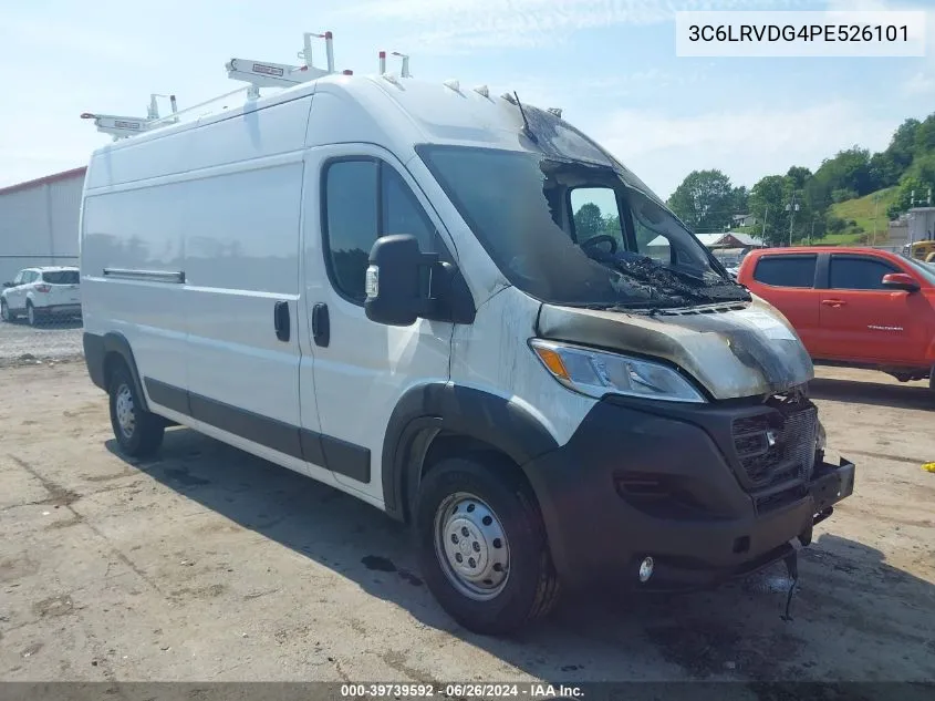 2023 Ram Promaster 2500 High Roof 159 Wb VIN: 3C6LRVDG4PE526101 Lot: 39739592