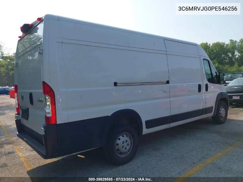 2023 Ram Promaster 3500 Cargo Van High Roof 159 Wb Ext VIN: 3C6MRVJG0PE546256 Lot: 39829585