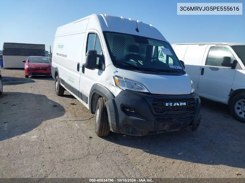 2023 Ram Promaster 3500 Cargo Van High Roof 159 Wb Ext VIN: 3C6MRVJG5PE555616 Lot: 40534796