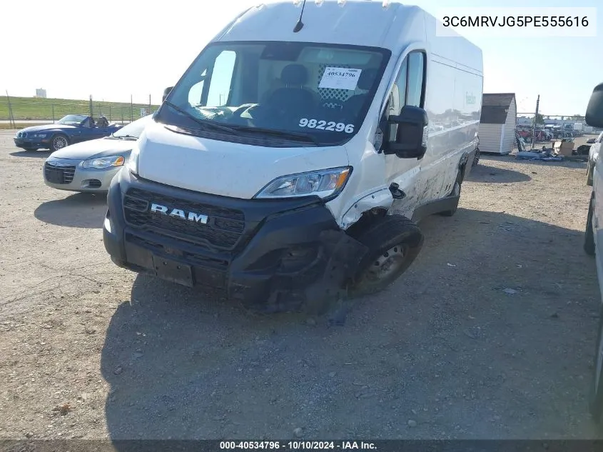 2023 Ram Promaster 3500 Cargo Van High Roof 159 Wb Ext VIN: 3C6MRVJG5PE555616 Lot: 40534796