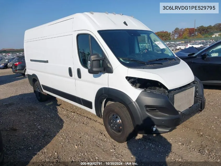 2023 Ram Promaster 2500 High Roof 159 Wb VIN: 3C6LRVDG1PE529795 Lot: 40682791