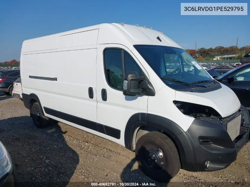 2023 Ram Promaster 2500 High Roof 159 Wb VIN: 3C6LRVDG1PE529795 Lot: 40682791