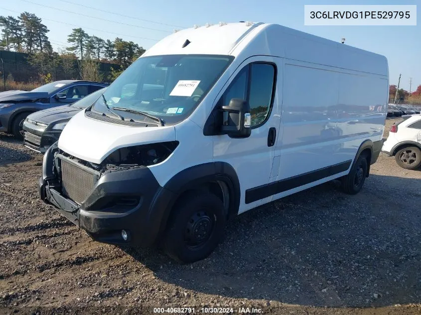 2023 Ram Promaster 2500 High Roof 159 Wb VIN: 3C6LRVDG1PE529795 Lot: 40682791