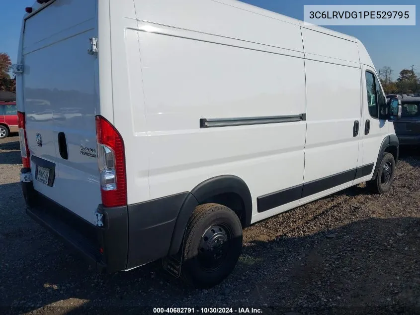 2023 Ram Promaster 2500 High Roof 159 Wb VIN: 3C6LRVDG1PE529795 Lot: 40682791