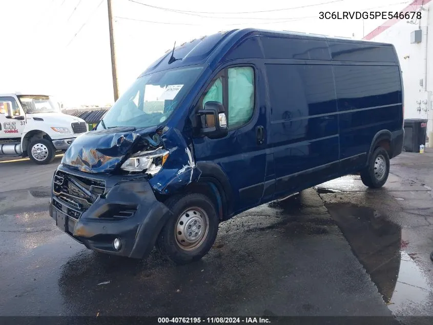 2023 Ram Promaster 2500 High Roof 159 Wb VIN: 3C6LRVDG5PE546678 Lot: 40762195