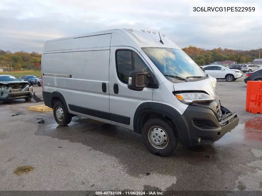 2023 Ram Promaster 2500 High Roof 136 Wb VIN: 3C6LRVCG1PE522959 Lot: 40783109