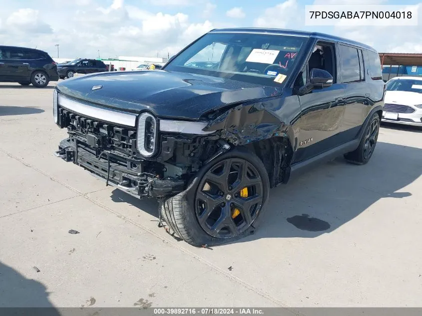 7PDSGABA7PN004018 2023 Rivian R1S Adventure