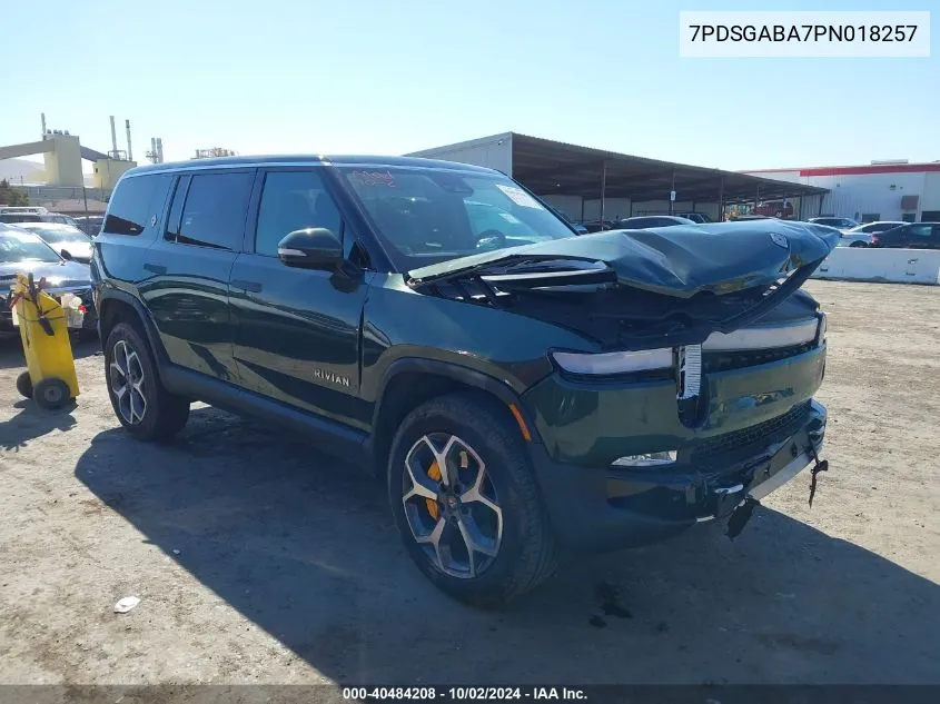 7PDSGABA7PN018257 2023 Rivian R1S Adventure