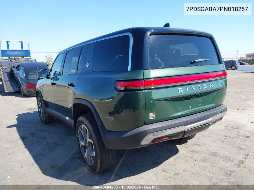 7PDSGABA7PN018257 2023 Rivian R1S Adventure